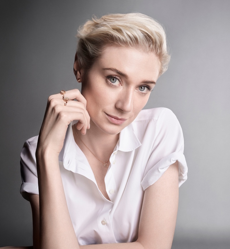 Elizabeth Debicki La Rose Dior 2023 Jewelry Photoshoot