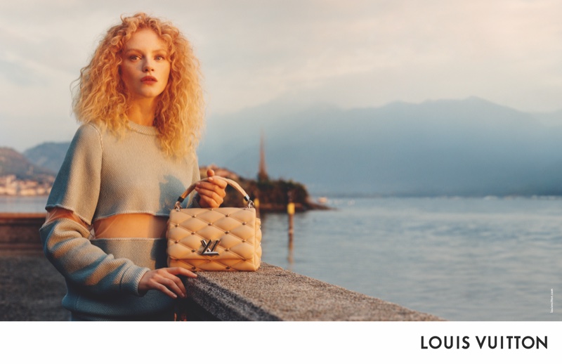 Emma Laird Louis Vuitton Cruise 2024 Bag Ad