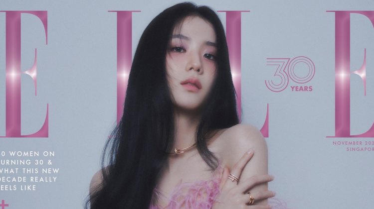 Jisoo is Pretty in Pastels for ELLE Singapore Cover