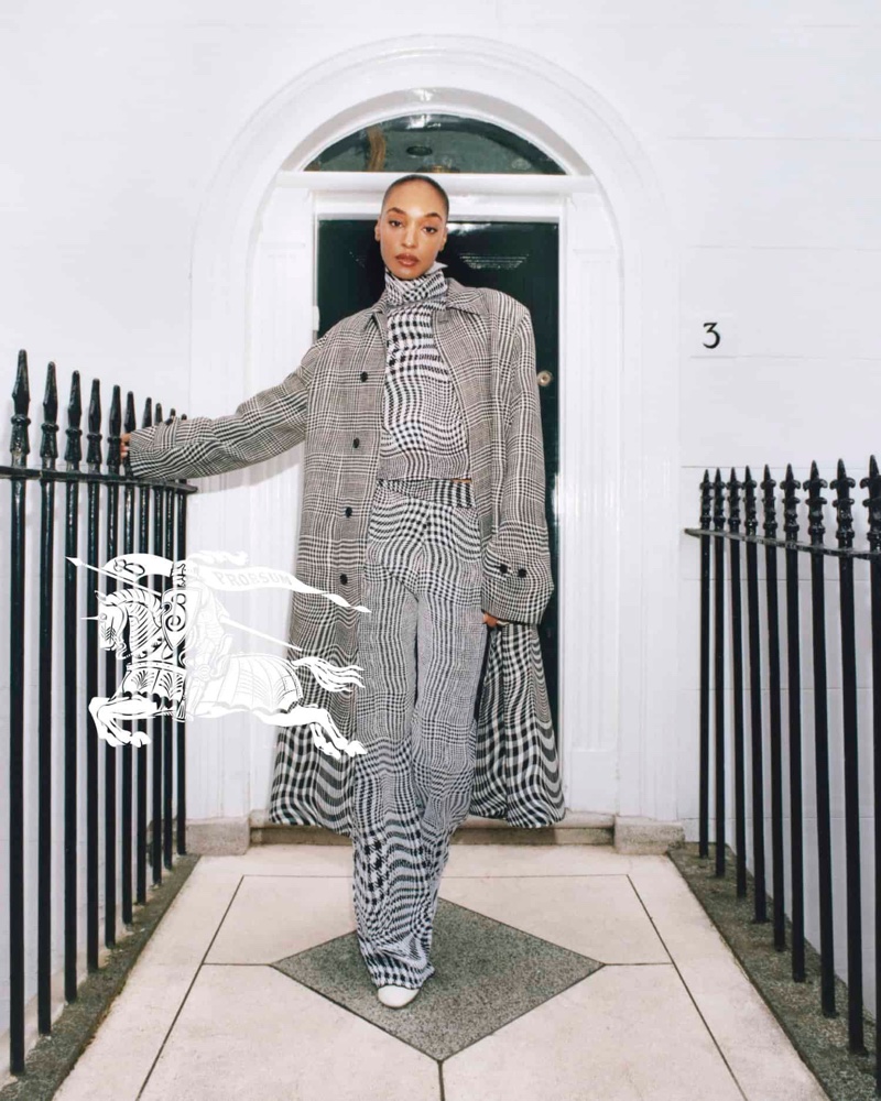 Jourdan Dunn Burberry Spring 2024 Campaign