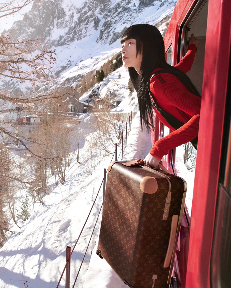 Louis Vuitton sets its Horizons Never End winter 2023 campaign in Chamonix.