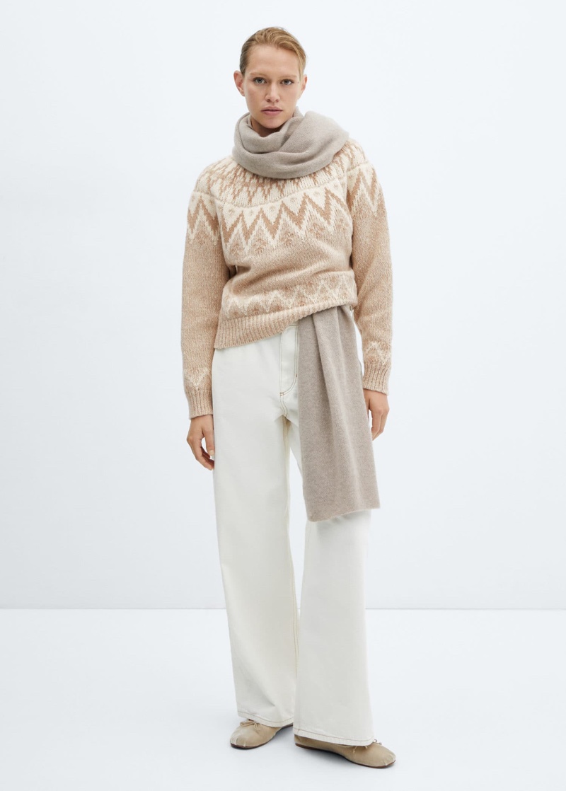 Neutral Apres-Ski Outfit Mango