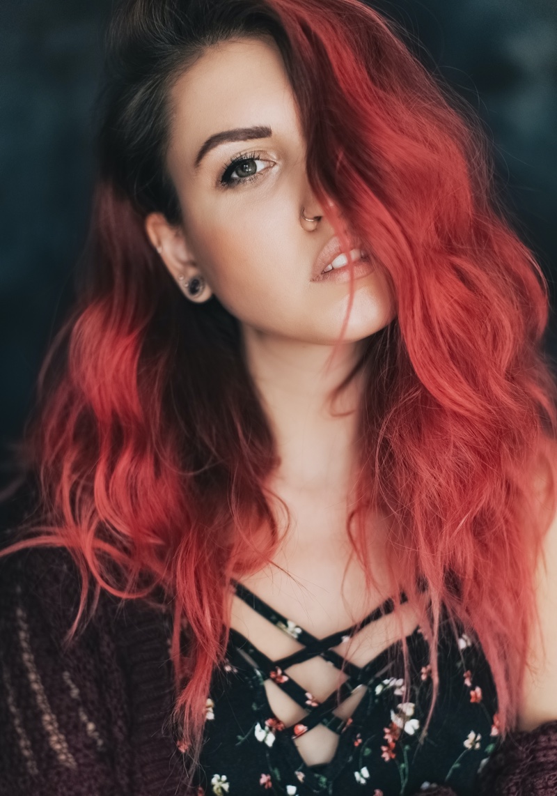 Bright Red Hair