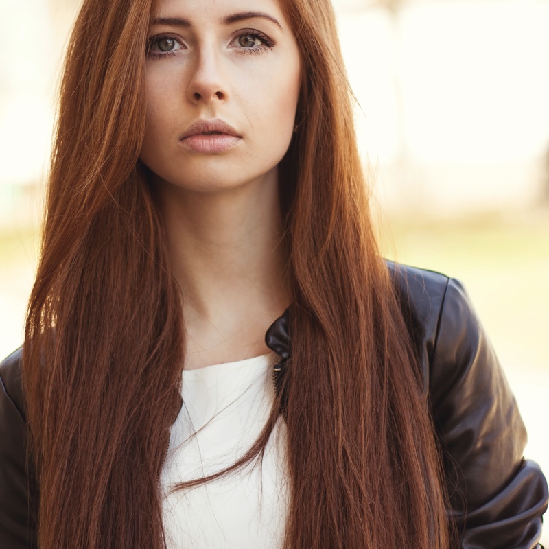 Dark Red Hair