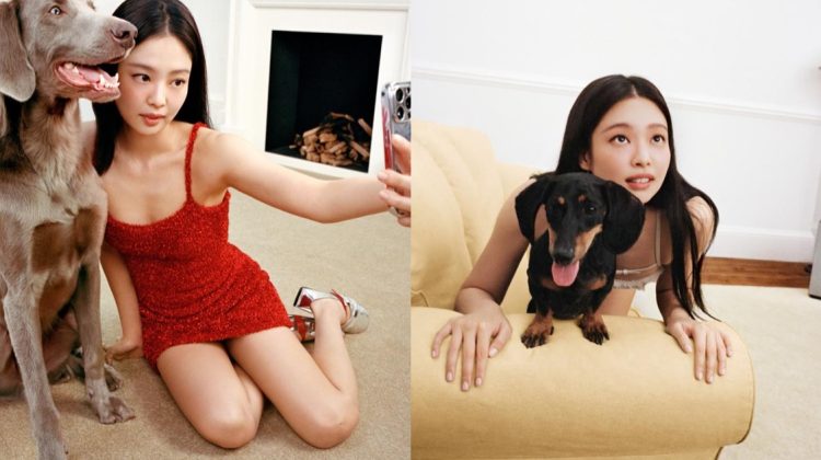 Blackpink’s Jennie & Cute Pups Front Jacquemus Holiday Ad