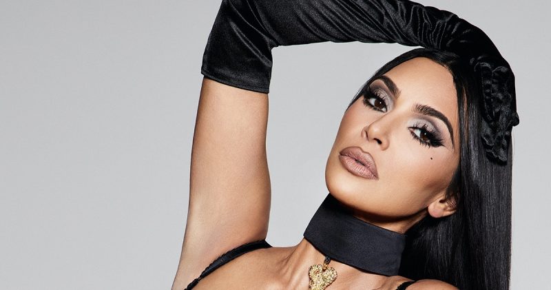 Kim Kardashian Skims Stretch Satin Featured