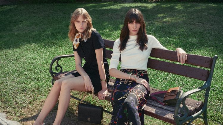 Ksenia & Jennifer Model Retro Style in Harper’s Bazaar Greece
