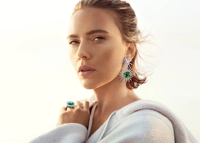 Scarlett Johansson David Yurman Holiday 2023 Ad Campaign