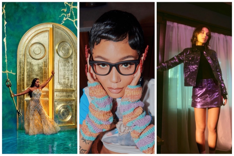 Week in Review: Angela Bassett for Pirelli calendar 2024, Coi Leray in Ray-Ban Meta campaign, and Emma Chamberlain for Levi's holiday 2023 collection.