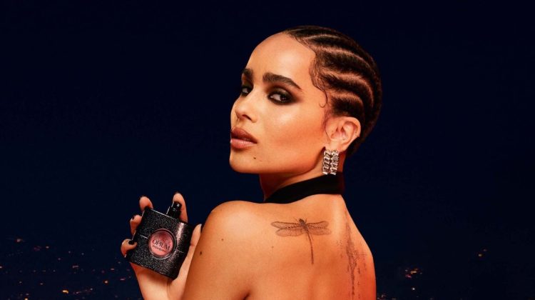 Zoe Kravitz Captivates in YSL Black Opium Perfume Ad