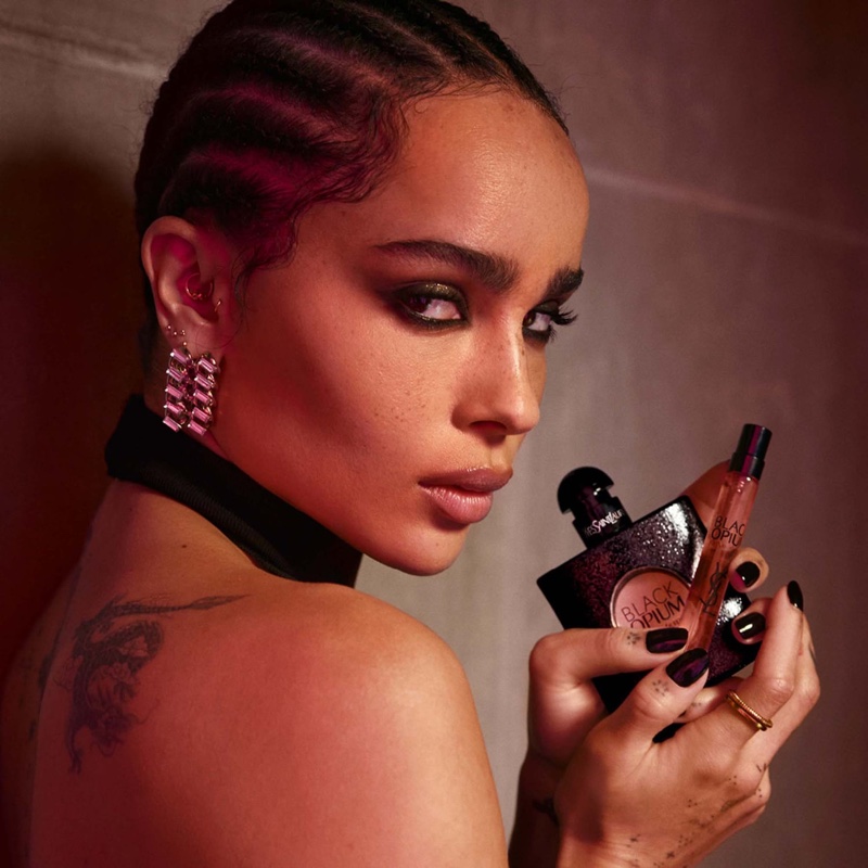 Zoe Kravitz YSL Black Opium Promo Beauty