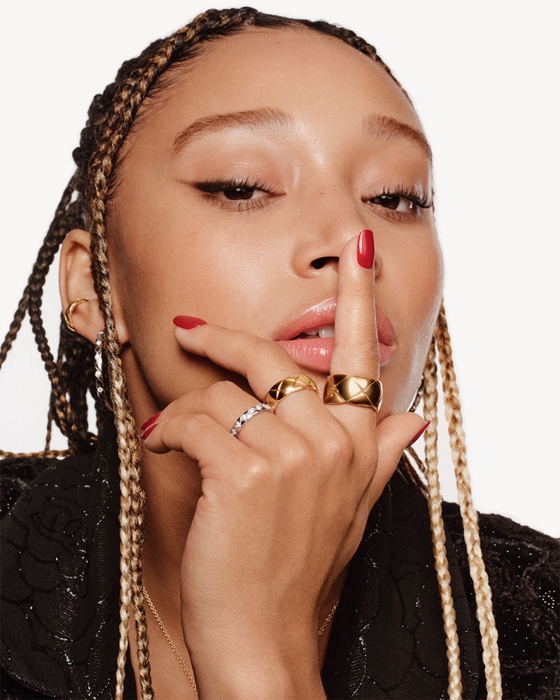 Amandla Stenberg Chanel Coco Crush 2024 Jewelry Ad