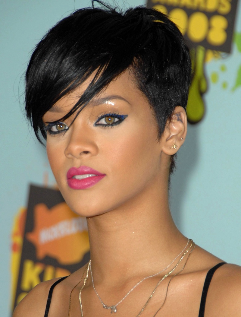 Asymmetrical Pixie Rihanna