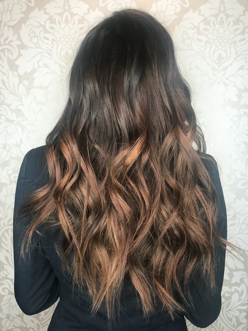 Caramel Highlights Brown Hair