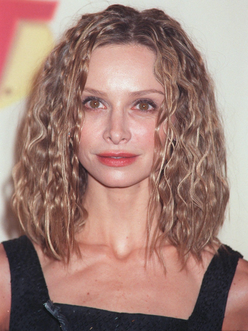 Crimped Hair 90s Calista Flockhart