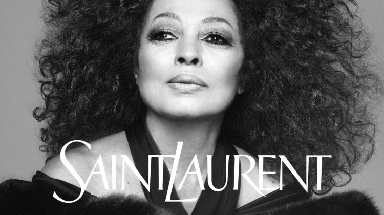 Diana Ross is Iconic in Saint Laurent Spring 2024 Ads