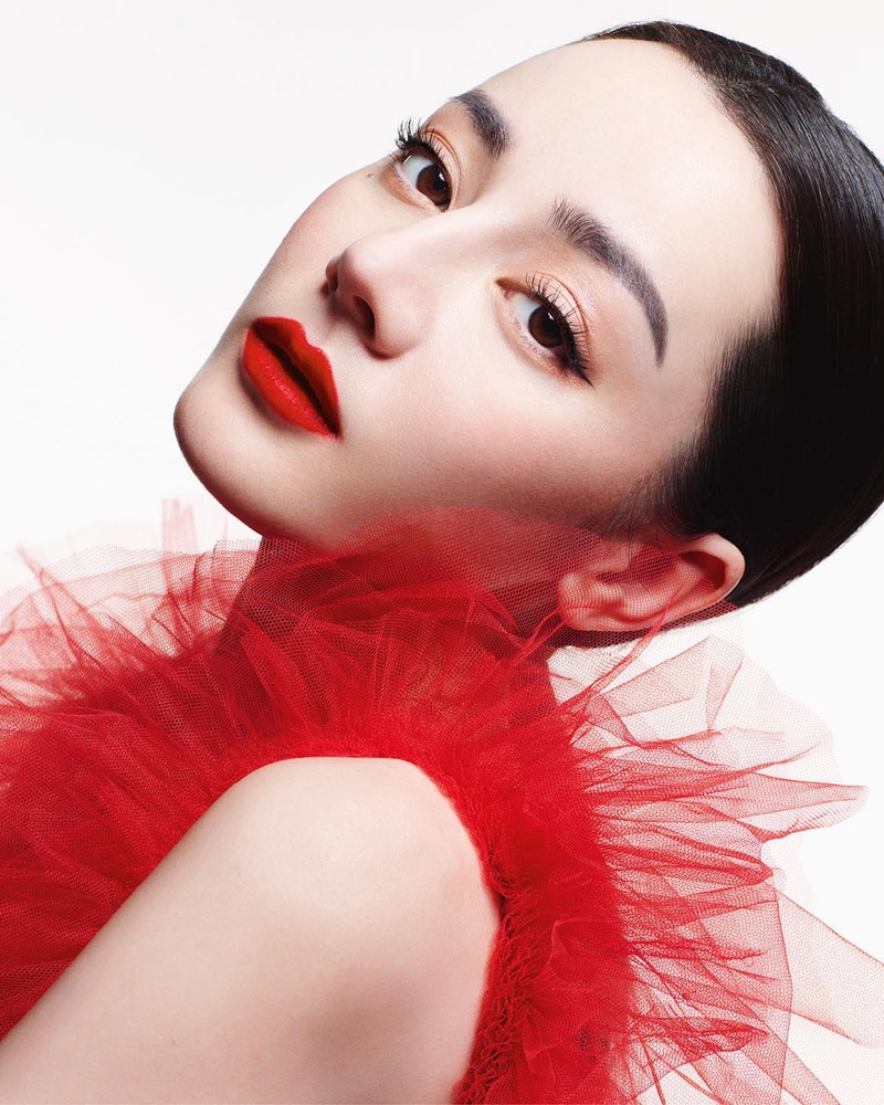 Dilraba Dilmurat Rouge Dior Lipstick 2024 Ad Campaign