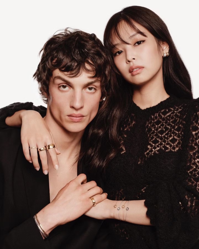 Jennie and Lucas El Bali exude sophistication in Chanel's 2024 Coco Crush jewelry line.