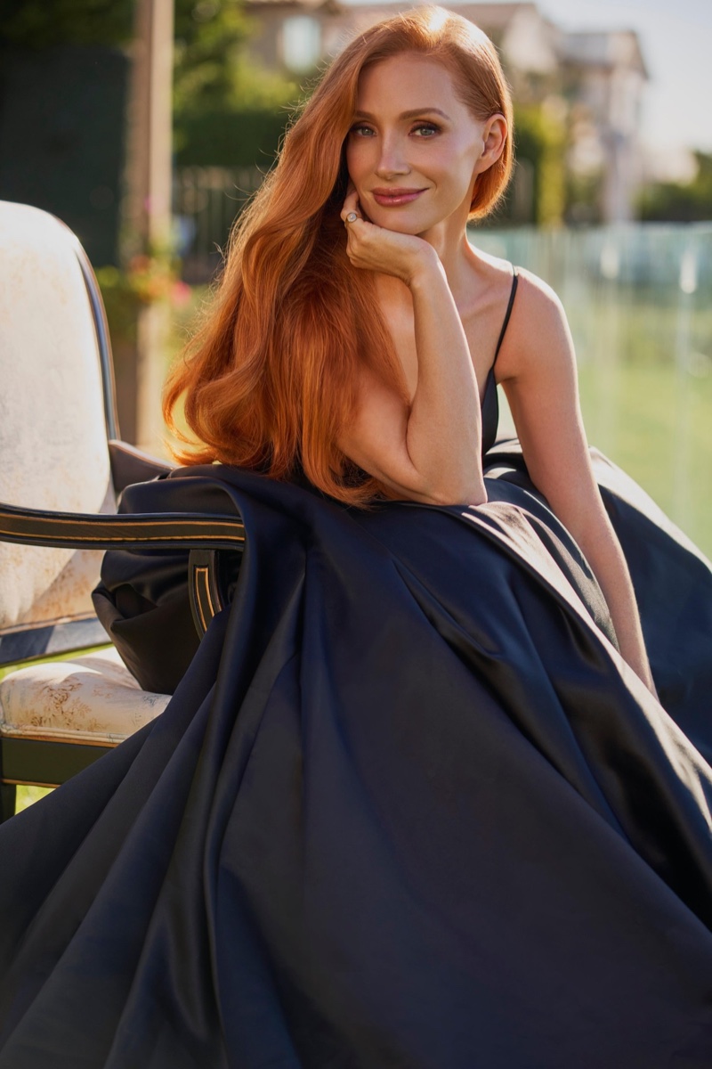 Jessica Chastain True Botanicals Photoshoot