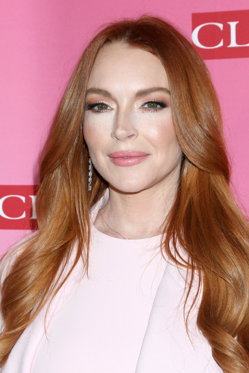 Lindsay Lohan Red Headed Actress