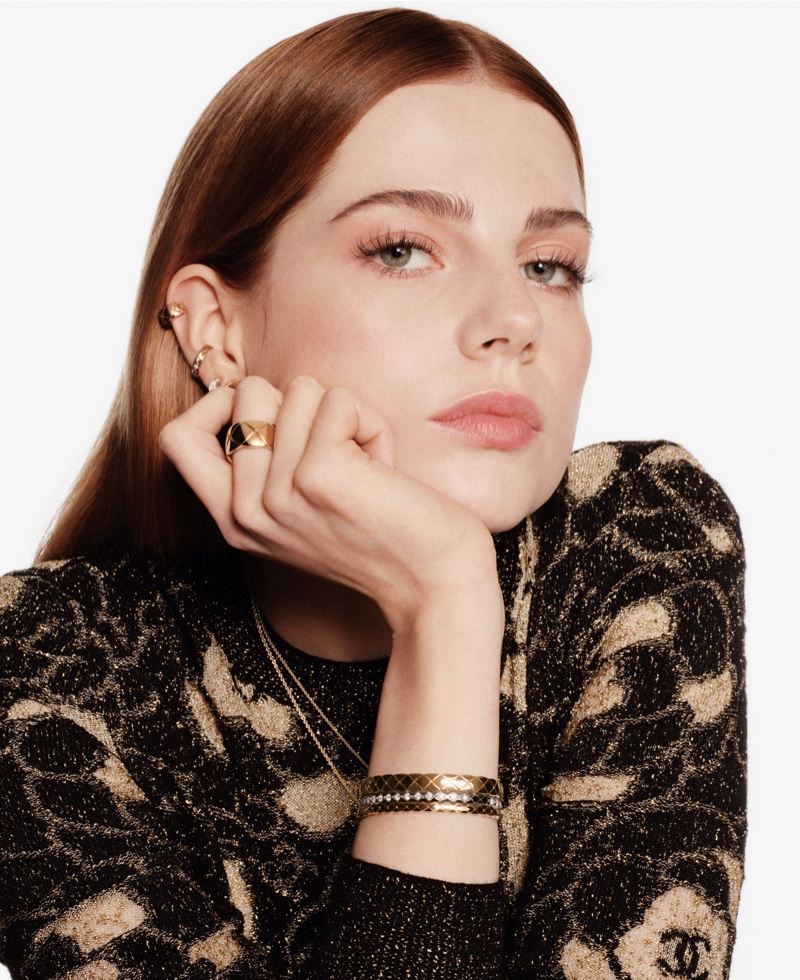 Lucy Boynton Chanel Coco Crush 2024 Jewelry Ad