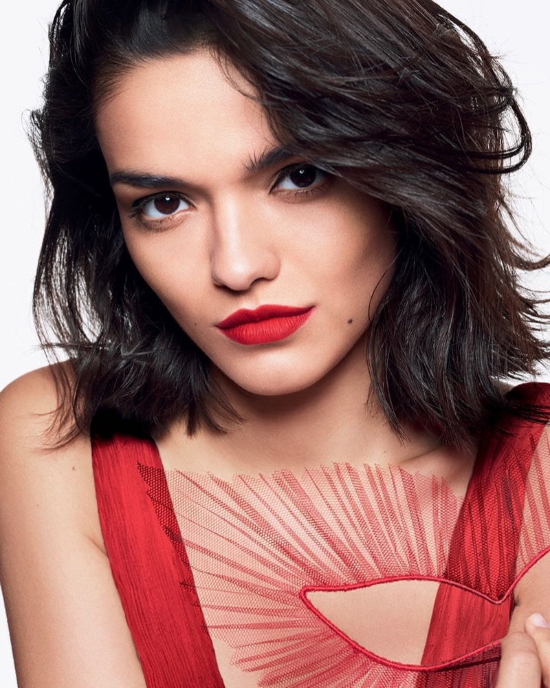 Rachel Zegler Rouge Dior Lipstick 2024 Ad Campaign