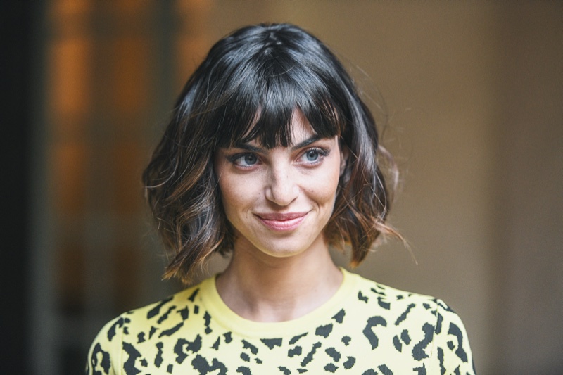 Wavy Bob Bangs Cute