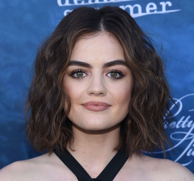 Wavy Lob Lucy Hale