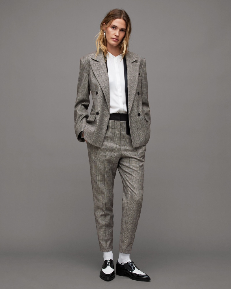 Blazer Trousers Tomboy Outfit