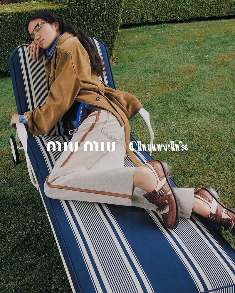 Church's x Miu Miu Spring 2024 Shoe Campaign