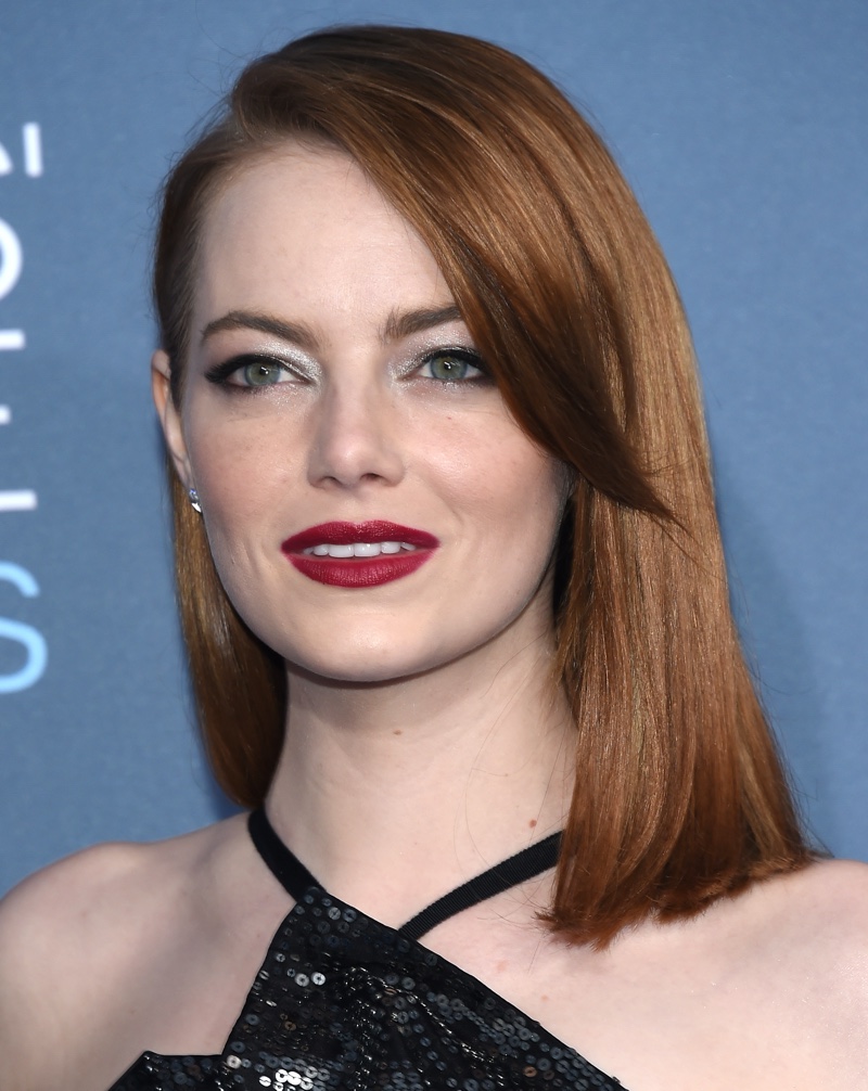 Emma Stone Red Lipstick