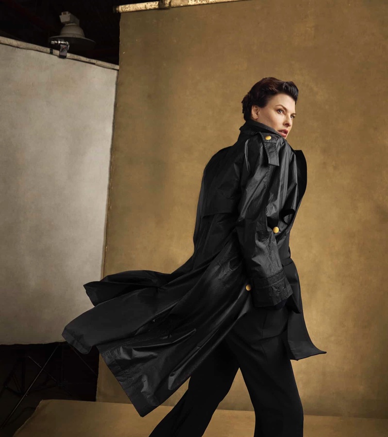 Linda Evangelista Donna Karan Spring 2024 Ad Campaign