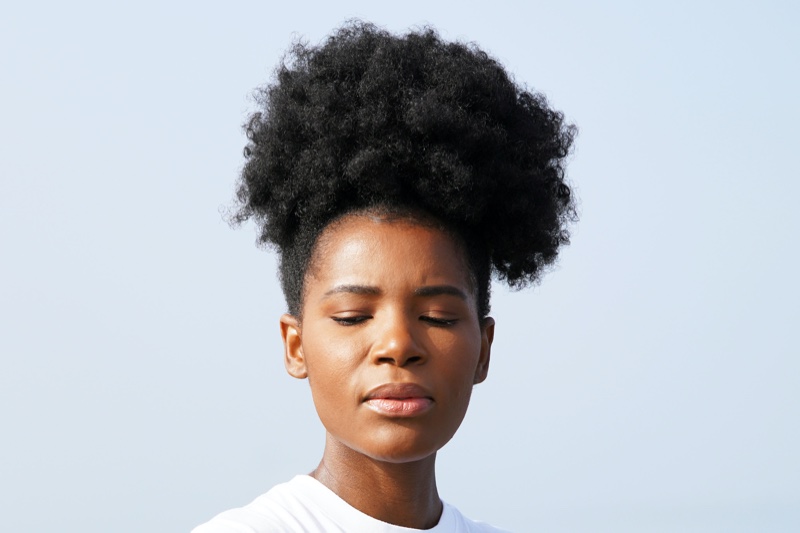 Afro Puff Hairstyle