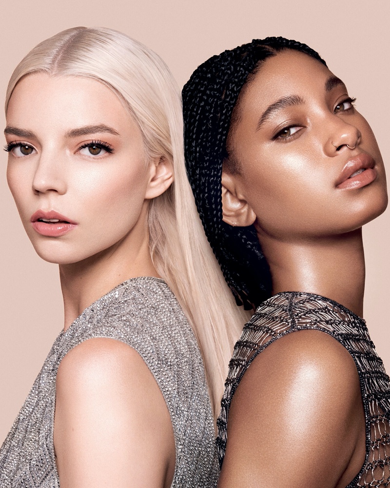 Anya Taylor-Joy Willow Smith Dior Forever Glow Star Filter Foundation Ad