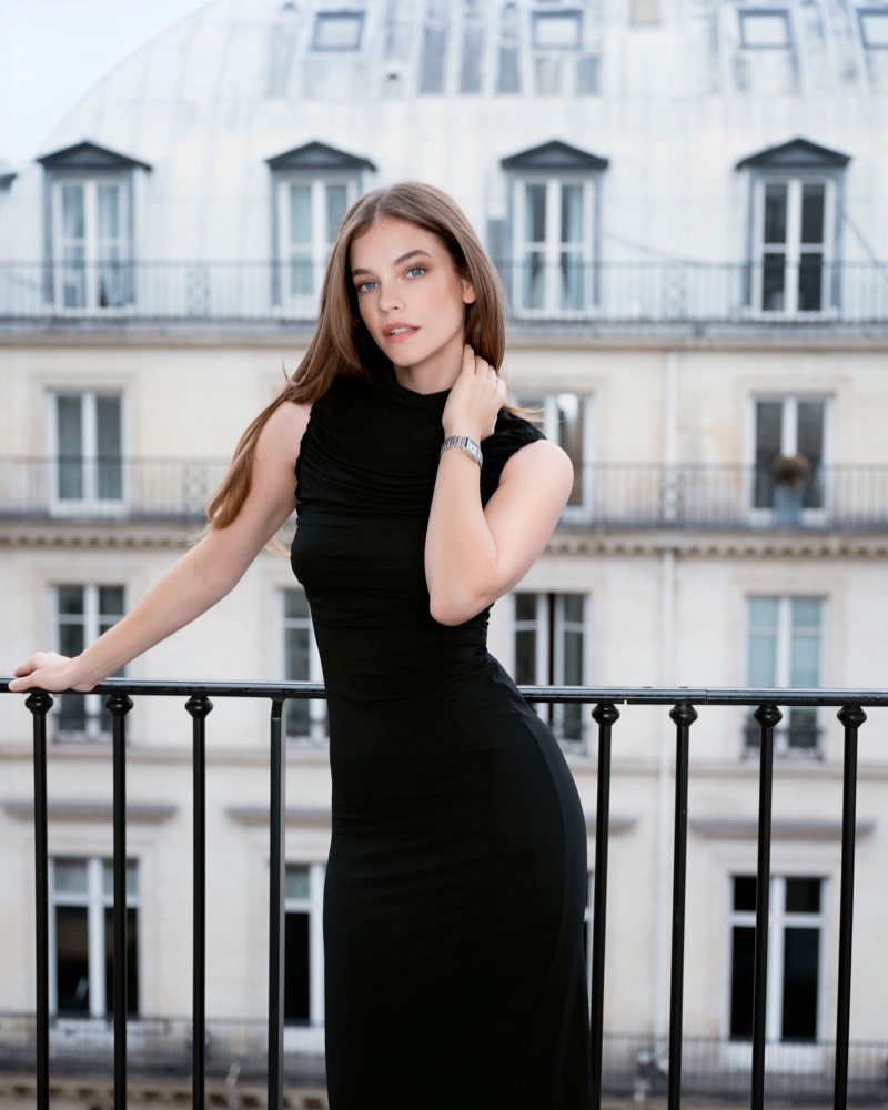 Barbara Palvin shows off Mini DolceVita watch as Longines' latest ambassador of elegance.