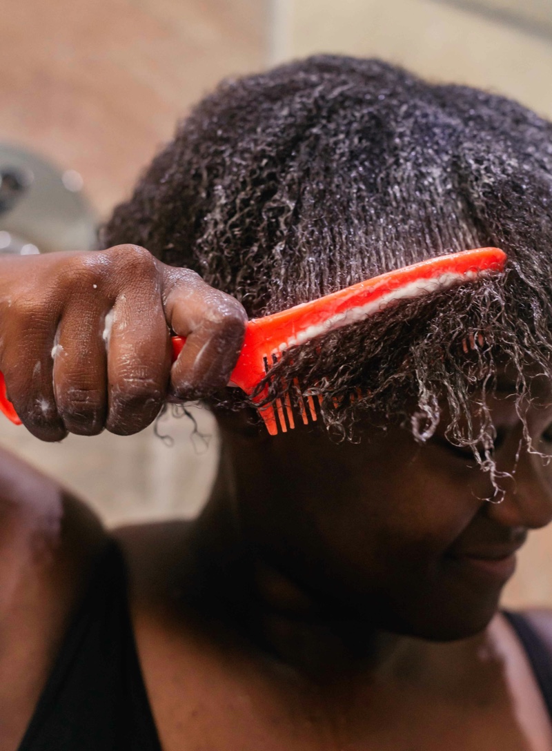 Combing Afro Hair