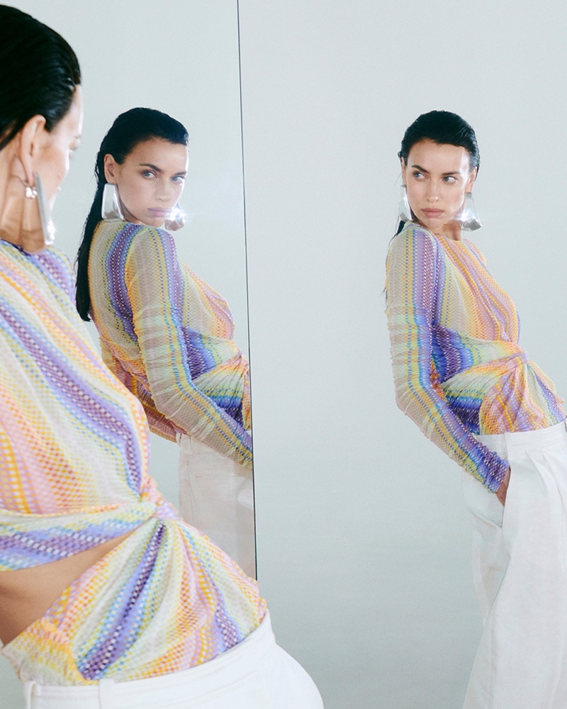 Irina Shayk Missoni Spring 2024 Ad Campaign