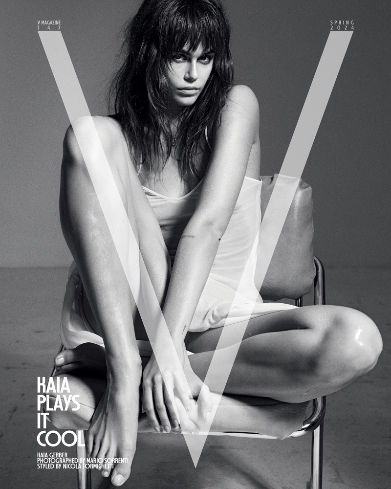 Kaia Gerber V Magazine Spring 2024 Cover