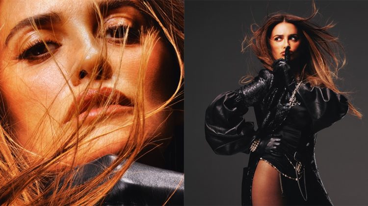 Penélope Cruz Rocks Black Leather Looks for V Magazine