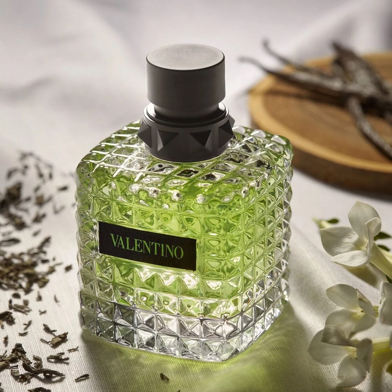 Valentino Born Roma Green Stravaganza Perfume Bottle
