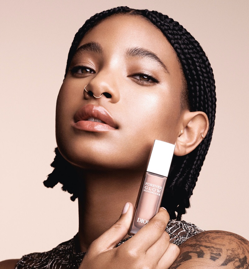 Willow Smith Dior Forever Glow Star Filter Ad