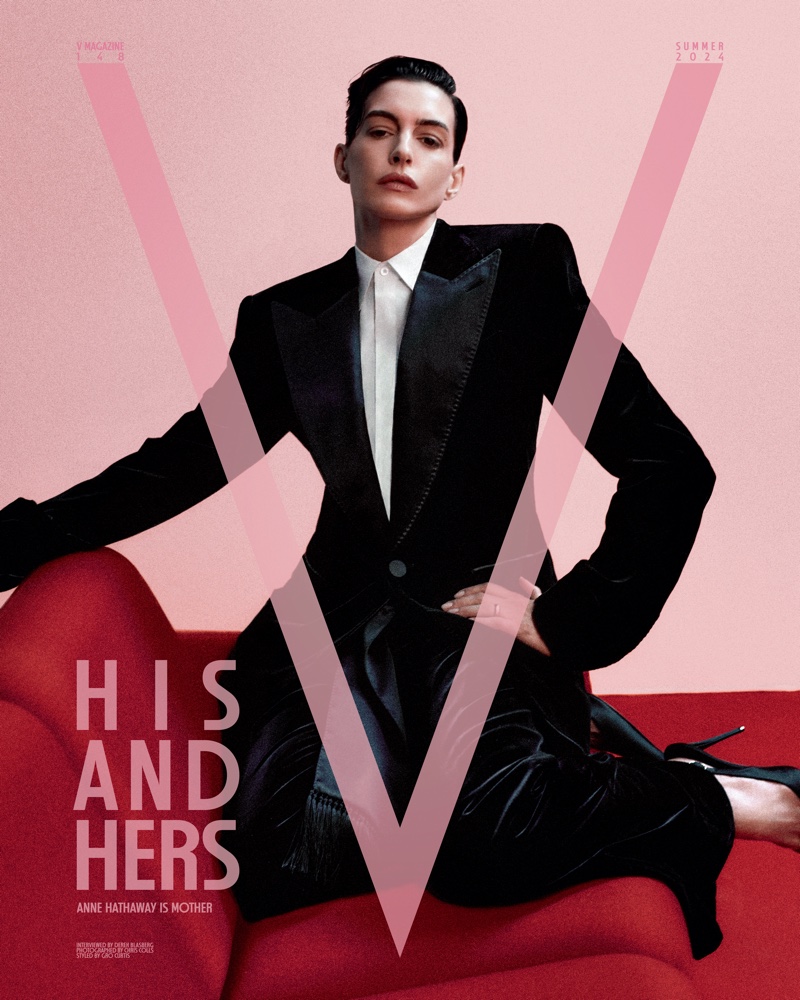 Anne Hathaway V Magazine 2024 Cover
