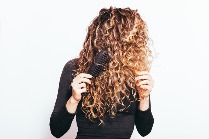 Combing Curly Hair