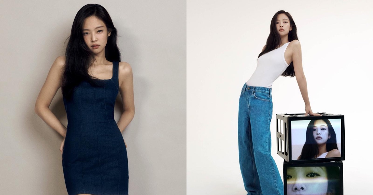 Jennie Blackpink Calvin Klein Denim Featured