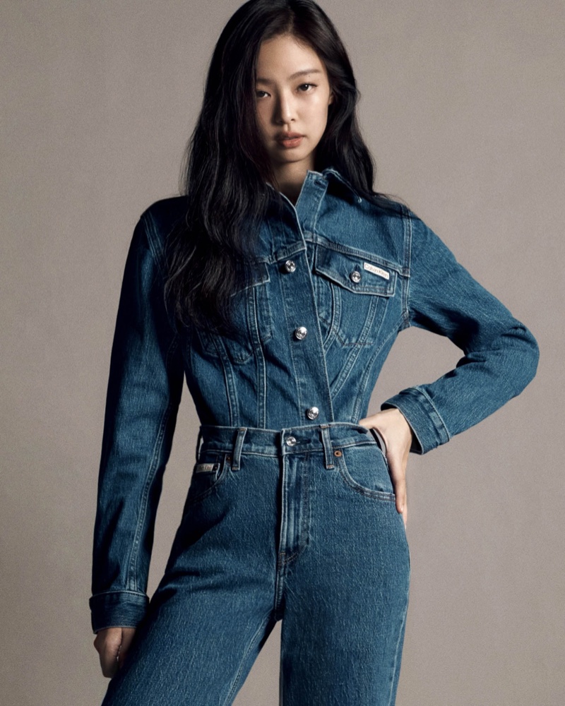 Jennie Blackpink Calvin Klein Denim Spring 2024 Ad