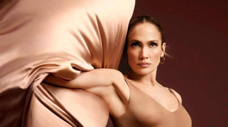 Jennifer Lopez Strikes a Pose in Intimissimi’s Silk Lingerie