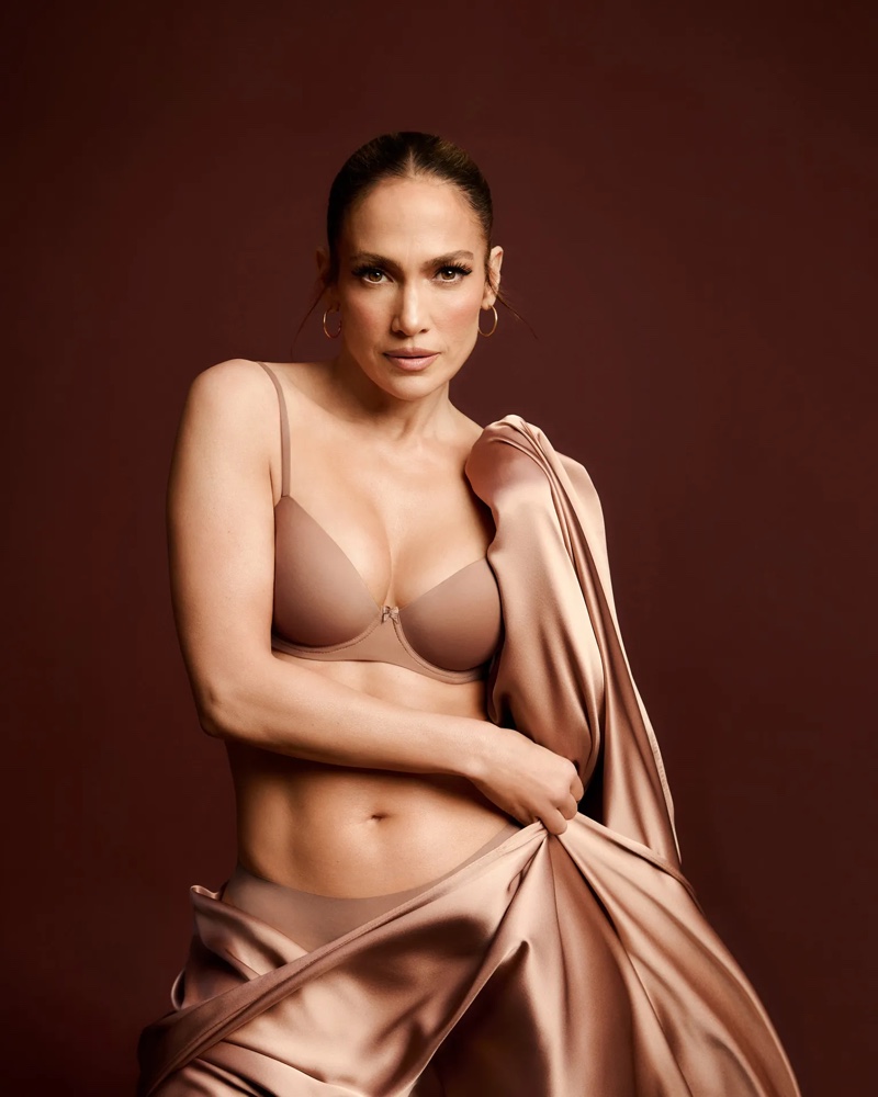 Intimissimi enlists JLO, radiating confidence in their 2024 campaign for silk-infused undergarments.