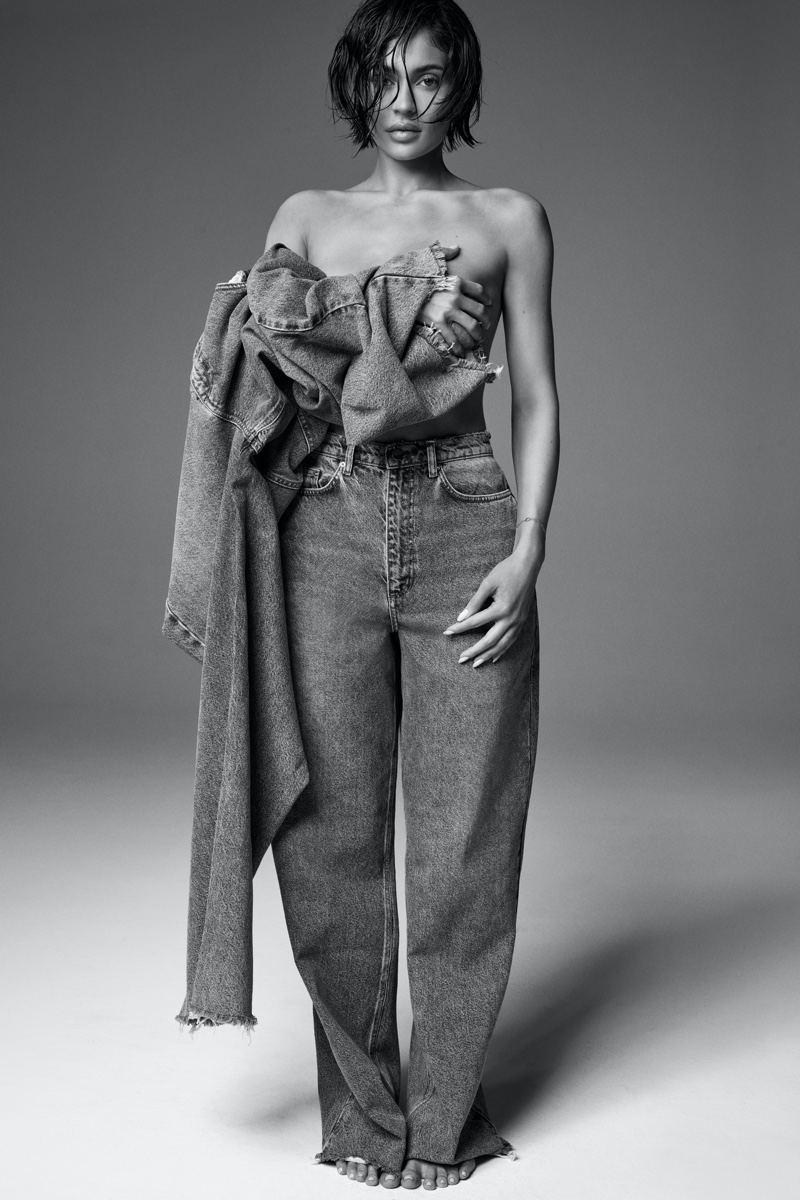 Kylie Jenner's Khy brand spotlights high-rise denim styles for Drop 005.