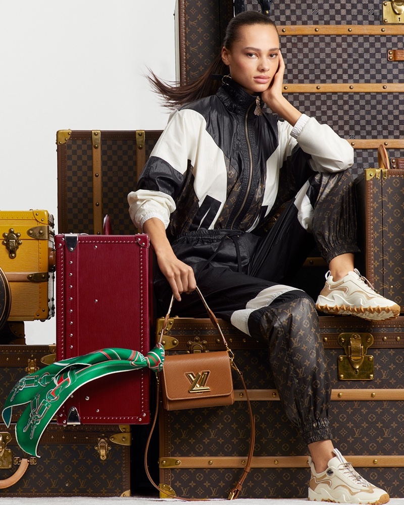 Dive into the dynamic spirit of summer 2024 with Louis Vuitton's Flight Mode collection, showcasing a chic, sporty ensemble.