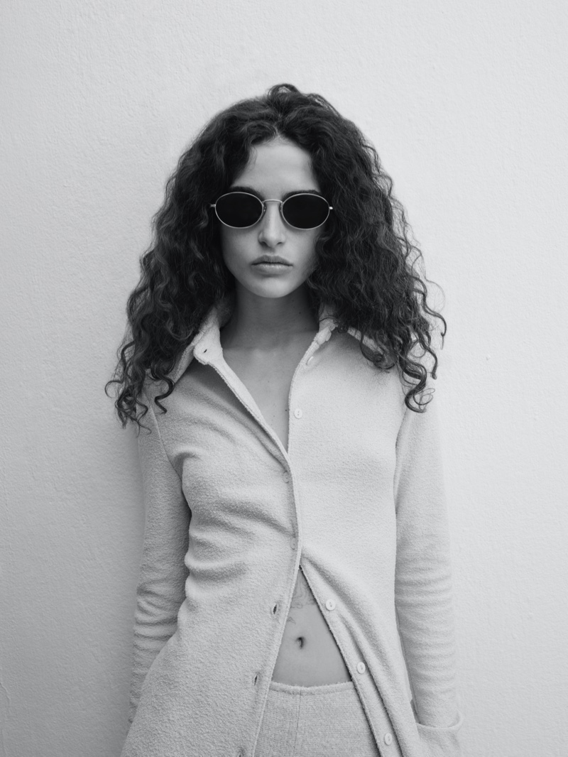 Persol N1's 2024 campaign, graced by Chiara Scelsi, highlights oval sunglasses.